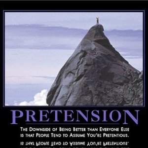 Media 'pretension' in category 'Demotivational posters'
